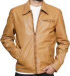 Premium-Tan-Brown-Leather-Mens-Jacket