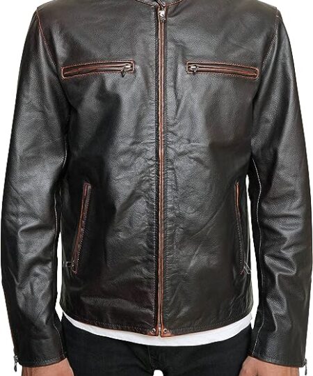 Handcrafted-Distressed-Black-Leather-Cafe-Racer-Jacket-for-Men