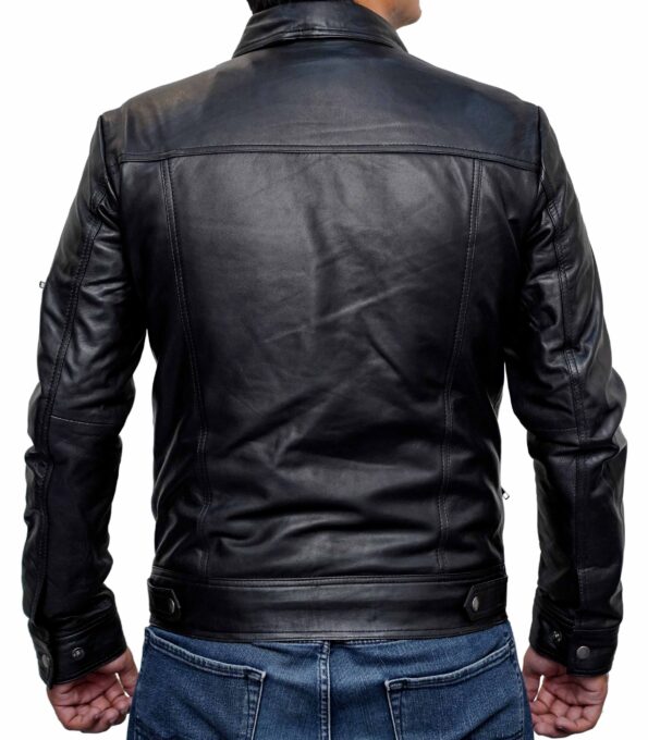 Men-Fashion-Genuine-Black-Leather-Stylish-Jacket-5
