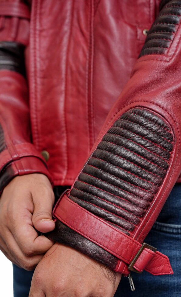 Star-Lord-Chris-Splendid-Maroon-Leather-Jacket
