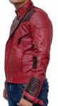 Star Lord Chris Splendid Maroon Leather Jacket