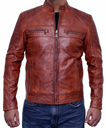 Trendy-and-Stylish-Mens-Brown-Leather-Jacket-1